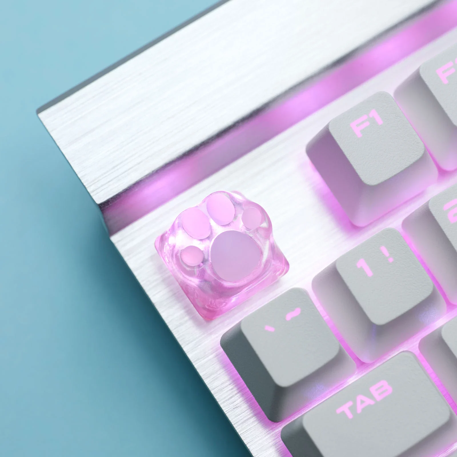 ZOMOPLUS Artisan Keycaps - Custom Sakura Kitty Paw Keycap for Mechanical Keyboard 1