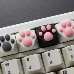 ZOMOPLUS Artisan Keycaps - Custom ABS Kitty Paw Keycap for Mechanical Keyboard 1