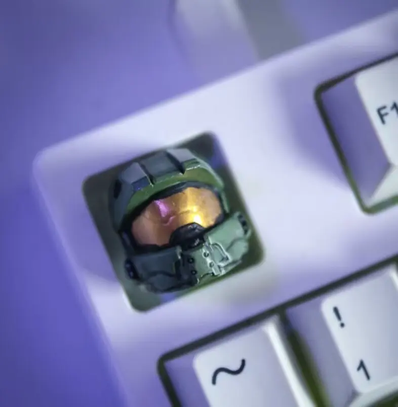 Artisan Keycaps - Custom Halo: The Master Chief Collection Keycaps for Mechanical Keyboard 1