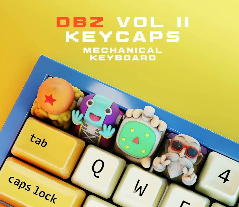 Artisan Keycaps - Custom Dragon Ball Keycaps for Mechanical Keyboard 1