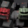 Artisan Keycaps - Custom Mobile Suit Gundam: MS-06 Zaku II Keycaps for Mechanical Keyboard 1