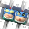 Artisan Keycaps - Custom Crayon Shin-chan: Action Kamen Keycaps for Mechanical Keyboard 1
