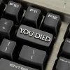 ZOMOPLUS Artisan Keycaps - Custom YOU DIED Keycap for Mechanical Keyboard 1