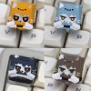 Artisan Keycaps - Custom Sack Cat Keycaps for Mechanical Keyboard 1