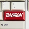 ZOMOPLUS Artisan Keycaps - Custom "BAZINGA" Keycap for Mechanical Keyboard 2