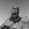 Artisan Keycaps - Custom Moai Keycap for Mechanical Keyboard 2