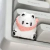 Artisan Keycaps - Custom Puppy with Scarf Keycaps for Mechanical Keyboard 2