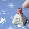 Artisan Keycaps - Custom Moon Fox Keycap for Mechanical Keyboard 3