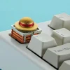 ZOMOPLUS Artisan Keycaps - Custom Rotatable ONE PIECE: Hat Keycap for Mechanical Keyboard 4