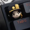Artisan Keycaps - Custom JoJo's Bizarre Adventure: Noriaki & Jotaro Keycaps for Mechanical Keyboard 4