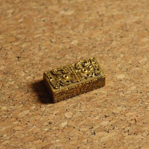 taotie-pattern-keycaps-gold-1.75u