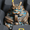 chinese-qilin-keycaps-copper