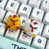 yellow-white-unhappy-bird-keycaps-cover