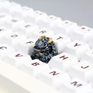 colorful-chinese-qilin-keycaps-imitation-colorful-chinese-qilin-keycaps-imitation-old-silver