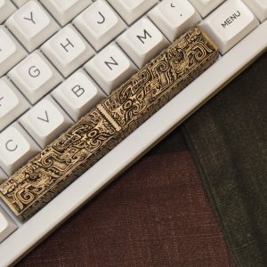 taotie-pattern-keycaps-gold-6.25u