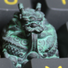 chinese-qilin-keycaps-bronze