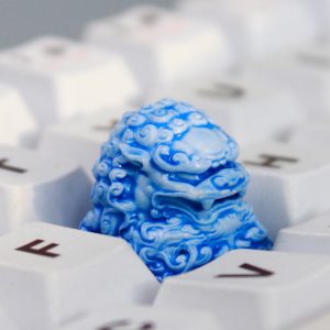colorful-chinese-guardian-lion-keycaps-imitation-ceramic