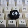 spirited-away-susuwatari-keycap-on-keyboard