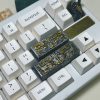 taotie-pattern-keycaps-gold-silver