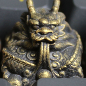 chinese-qilin-keycaps-gold