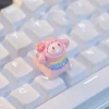 adorable-pink-rabbit-keycap-side