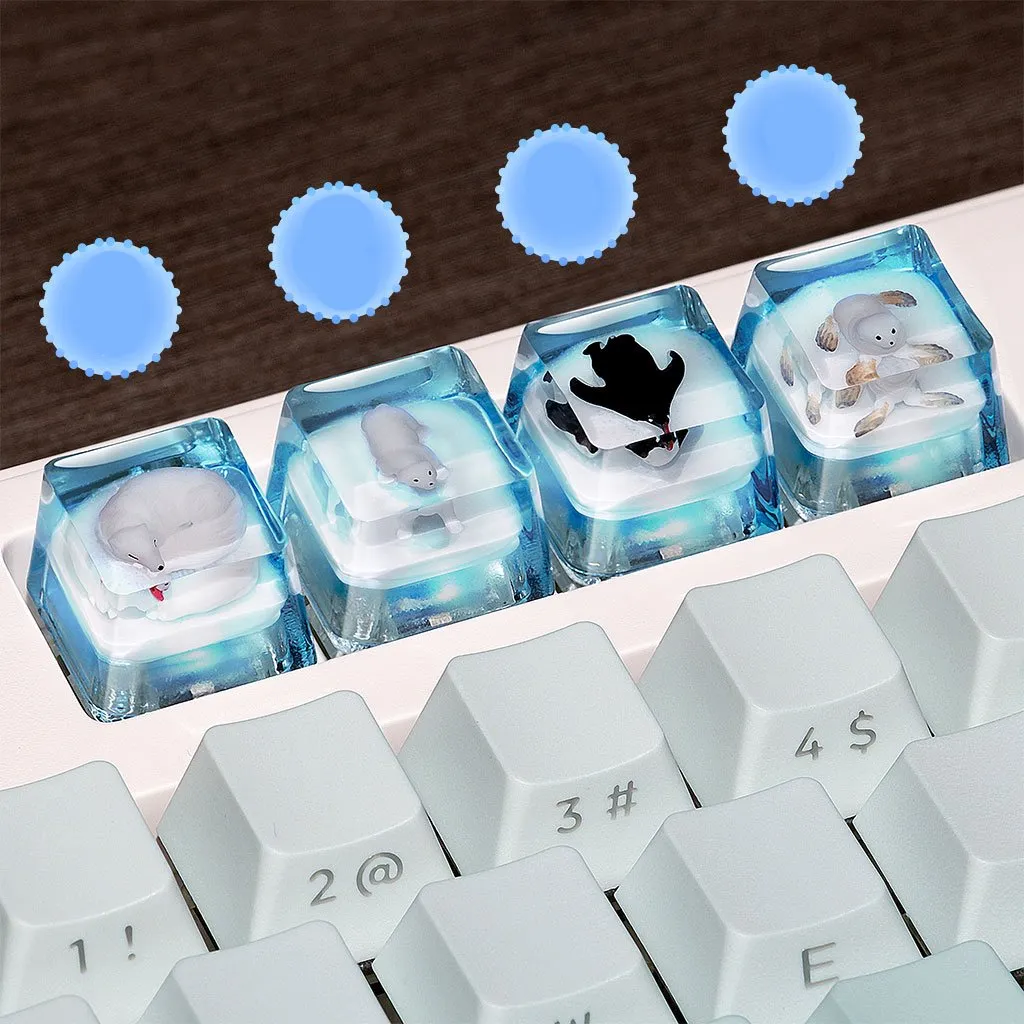 arctic-ice-snow-theme-keycaps-cover