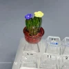 artificial-cactus-keycaps-yellowpurple