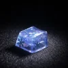 blue-purple-frosted-flower-keycap-front