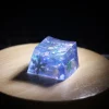blue-purple-frosted-flower-keycap-front2