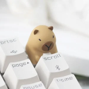 coffee-shop-series-capybara-keycaps-keyboardfront