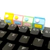 colorful-milik-box-keycaps-on -keyboard