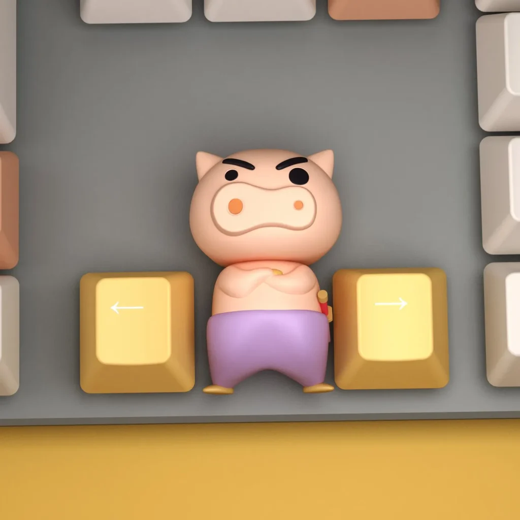 crayon-shin-chan-buriburizaemon-keycap-front