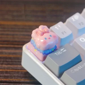cute-pink-rabbit-keycap-cover