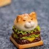 dog-head-burger-keycap-cover