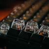 four-fully-transparent-keycap-display