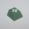 four-leaf-clover-metallic-keycap-side