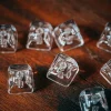 fully-transparent-keycap-display-on-table