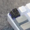 golden-black-time-keycaps-side
