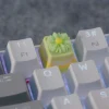 green-flower-series-keycap-front2