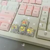 high-transparent-lazer-cat-paw-keycap-detail