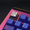 hive-pattern-keycaps-silver