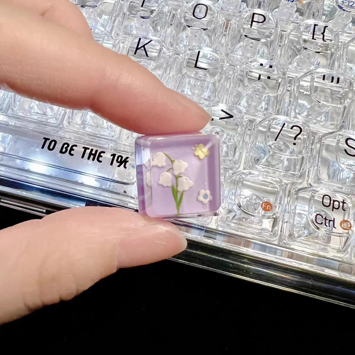 lily-of-the-valley-transparent-keycap-cover