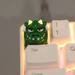 little-green-monster-keycap-cover