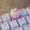little-pink-creature-keycap-front
