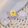 little-yellow-daisy-keycap-cover
