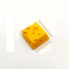 low-shaft-cheese-keycaps-yellow-detail