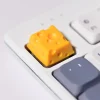 low-shaft-cheese-keycaps-yellow-on-keyboard