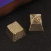 matrix-water-drop-pattern-keycaps-gold