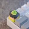 mugwort-rice-cake-pastry-keycap-side