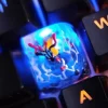 pokemon-lucario-transparent-keycap-on-keyboard